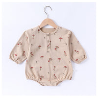 Load image into Gallery viewer, Baby Girls Fruit Print Rompers Wholesale 250227116
