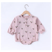 Load image into Gallery viewer, Baby Girls Fruit Print Rompers Wholesale 250227116
