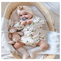 Load image into Gallery viewer, Baby Girls Fruit Print Rompers Wholesale 250227116
