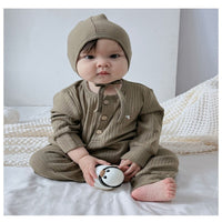 Load image into Gallery viewer, Baby Girls Boys Solid Color Jumpsuits Wholesale 250227117
