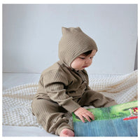 Load image into Gallery viewer, Baby Girls Boys Solid Color Jumpsuits Wholesale 250227117
