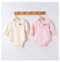 Load image into Gallery viewer, Baby Girls Solid Color Fruit Rompers Wholesale 250227121

