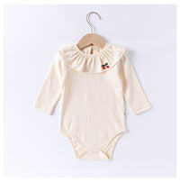Load image into Gallery viewer, Baby Girls Solid Color Fruit Rompers Wholesale 250227121
