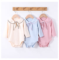 Load image into Gallery viewer, Baby Girls Solid Color Rompers Wholesale 250227125
