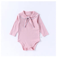 Load image into Gallery viewer, Baby Girls Solid Color Rompers Wholesale 250227125
