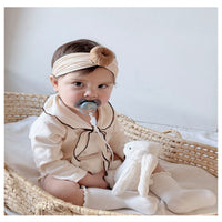 Load image into Gallery viewer, Baby Girls Solid Color Rompers Wholesale 250227125
