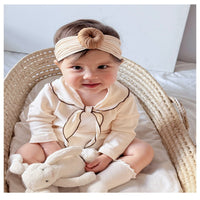 Load image into Gallery viewer, Baby Girls Solid Color Rompers Wholesale 250227125
