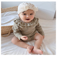 Load image into Gallery viewer, Baby Girls Solid Color Rompers Wholesale 250227126
