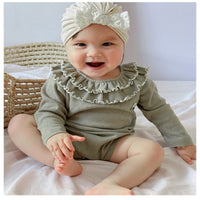 Load image into Gallery viewer, Baby Girls Solid Color Rompers Wholesale 250227126
