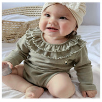 Load image into Gallery viewer, Baby Girls Solid Color Rompers Wholesale 250227126
