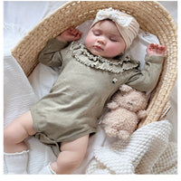 Load image into Gallery viewer, Baby Girls Solid Color Rompers Wholesale 250227126
