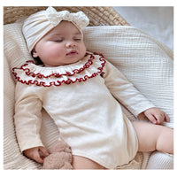 Load image into Gallery viewer, Baby Girls Solid Color Rompers Wholesale 250227126
