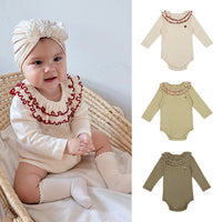 Load image into Gallery viewer, Baby Girls Solid Color Rompers Wholesale 250227126
