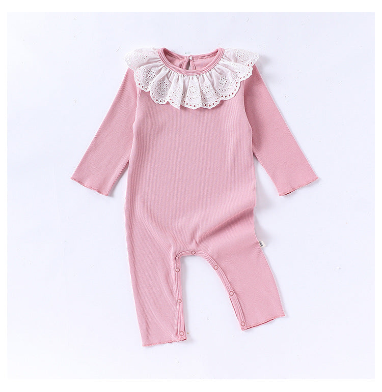 Baby Girls Solid Color Jumpsuits Wholesale 250227127