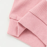 Load image into Gallery viewer, 2 Pieces Set Baby Kid Girls Boys Solid Color Tops And Pants Wholesale 250227131
