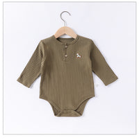 Load image into Gallery viewer, Baby Girls Boys Solid Color Rompers Wholesale 250227135

