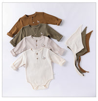 Load image into Gallery viewer, Baby Girls Boys Solid Color Rompers Wholesale 250227135
