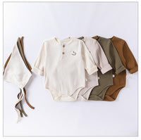 Load image into Gallery viewer, Baby Girls Boys Solid Color Rompers Wholesale 250227135
