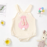 Load image into Gallery viewer, Baby Girls Color-blocking Cartoon Easter Rompers Wholesale 250227139
