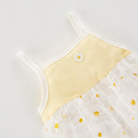 Load image into Gallery viewer, Baby Kid Girls Color-blocking Flower Rompers Wholesale 250227153
