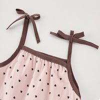 Load image into Gallery viewer, 2 Pieces Set Baby Kid Girls Love heart Tank Tops And Shorts Wholesale 250227156
