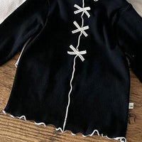 Load image into Gallery viewer, Baby Kid Girls Solid Color Bow Tops Wholesale 250227159
