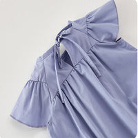 Load image into Gallery viewer, Baby Kid Girls Solid Color Rompers Wholesale 250227163
