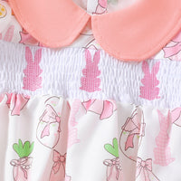 Load image into Gallery viewer, Baby Girls Animals Print Easter Rompers Wholesale 250227165
