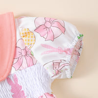 Load image into Gallery viewer, Baby Girls Animals Print Easter Rompers Wholesale 250227165
