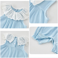 Load image into Gallery viewer, Baby Kid Girls Solid Color Rompers Wholesale 250227167
