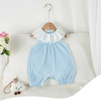 Load image into Gallery viewer, Baby Kid Girls Solid Color Rompers Wholesale 250227167
