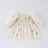 Load image into Gallery viewer, Baby Kid Girls Flower Print Dresses Wholesale 25022723
