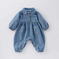 Load image into Gallery viewer, Baby Kid Girls Solid Color Jumpsuits Wholesale 25022728
