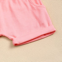 Load image into Gallery viewer, 2 Pieces Set Baby Kid Girls Boys Easter Letters T-Shirts And Solid Color Shorts Wholesale 25022741
