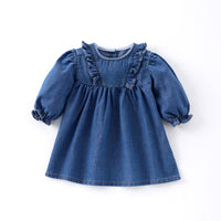 Load image into Gallery viewer, Baby Kid Girls Solid Color Dresses Wholesale 25022748
