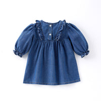 Load image into Gallery viewer, Baby Kid Girls Solid Color Dresses Wholesale 25022748
