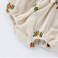 Load image into Gallery viewer, Baby Kid Girls Flower Embroidered Rompers Wholesale 25022750
