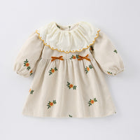 Load image into Gallery viewer, Baby Kid Girls Flower Embroidered Dresses Wholesale 25022751
