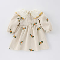 Load image into Gallery viewer, Baby Kid Girls Flower Embroidered Dresses Wholesale 25022751
