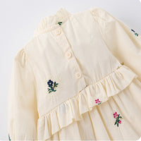 Load image into Gallery viewer, Baby Kid Girls Flower Embroidered Dresses Wholesale 25022764
