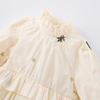 Load image into Gallery viewer, Baby Kid Girls Flower Embroidered Dresses Wholesale 25022764

