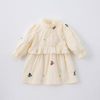 Load image into Gallery viewer, Baby Kid Girls Flower Embroidered Dresses Wholesale 25022764
