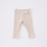 Load image into Gallery viewer, Baby Kid Girls Solid Color Muslin&amp;Ribbed Pants Wholesale 25022771
