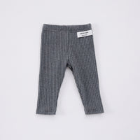 Load image into Gallery viewer, Baby Kid Girls Solid Color Muslin&amp;Ribbed Pants Wholesale 25022771

