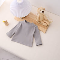 Load image into Gallery viewer, Baby Kid Girls Boys Solid Color Tops Wholesale 25022775
