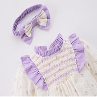 Load image into Gallery viewer, Baby Kid Girls Flower Print Rompers Wholesale 25022778
