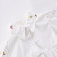 Load image into Gallery viewer, 2 Pieces Set Baby Kid Girls Solid Color Rainbow Tops And Shorts Wholesale 25022780
