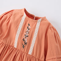 Load image into Gallery viewer, Baby Kid Girls Flower Embroidered Dresses Wholesale 25022783
