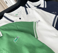 Load image into Gallery viewer, Baby Kid Boys Solid Color Cartoon Polo Shirts Wholesale 25040302
