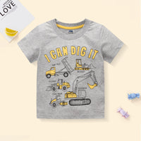 Load image into Gallery viewer, Baby Kid Boys Letters Car Print Tops Wholesale 250403101
